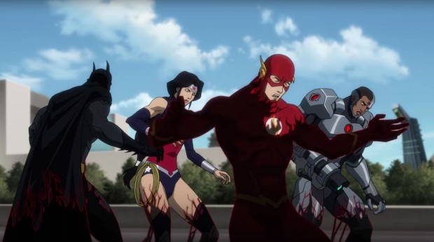 Justice League vs Teen Titans 1