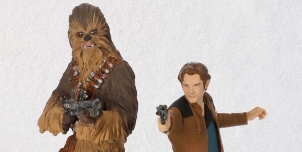 Solo-A-Star-Wars-Story-Han-Solo-and-Chewbacca-Ornaments-banner