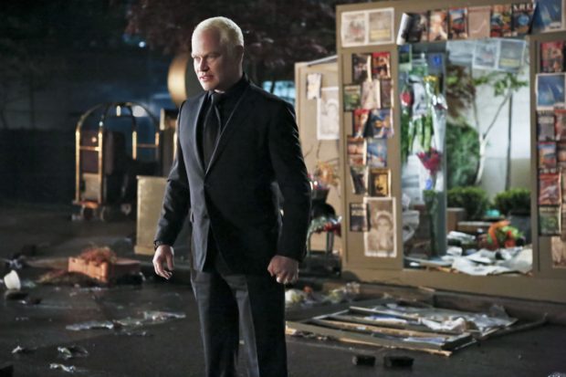 Arrow -- "Schism " -- Image AR423a_0142b.jpg -- Pictured: Neal McDonough as Damien Darhk -- Photo: Bettina Strauss/The CW -- ÃÂ© 2016 The CW Network, LLC. All Rights Reserved.